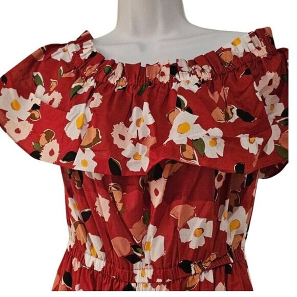 Kate Spade | Red Botanical Garden Jumpsuit w/ Pockets *OUT OF STOCK* | X-Small - Picture 8 of 13